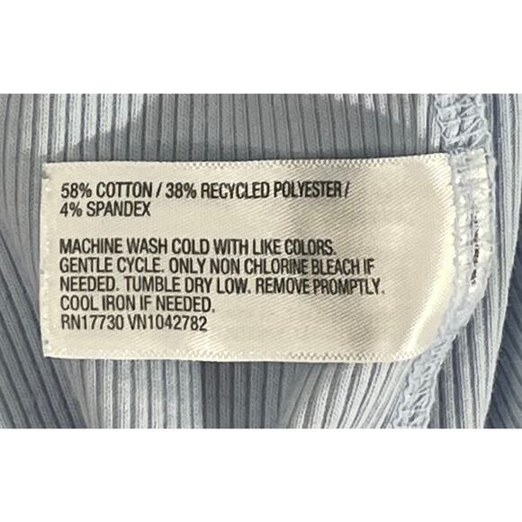 Universal Thread Baby Blue Ribbed Scoop Neck Tank Reg Size Medium - Picture 4 of 6